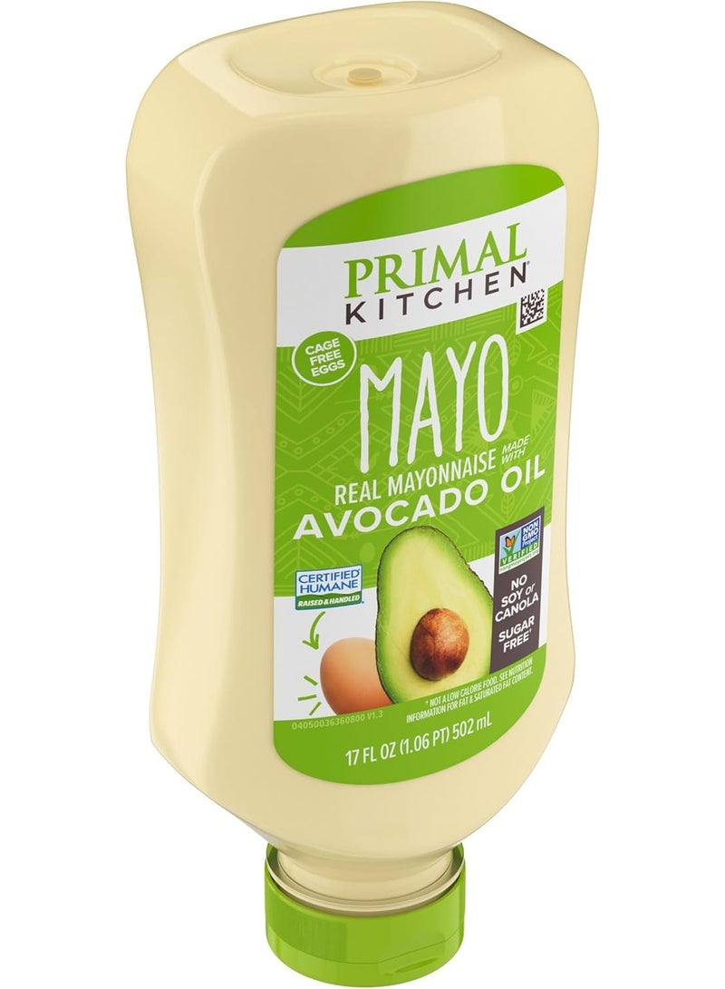 Primal Kitchen Mayo made with Avocado Oil 17 fl oz - 503ml - Image 3
